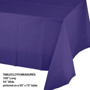 PURPLE - PLASTIC TABLECOVER - 137X274CM - Image 2