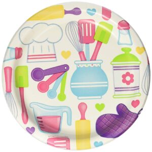 LITTLE CHEF - SMALL PAPER PLATE – 8CT – 18CM