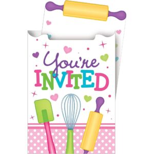 LITTLE CHEF - INVITATION CARDS – 8CT